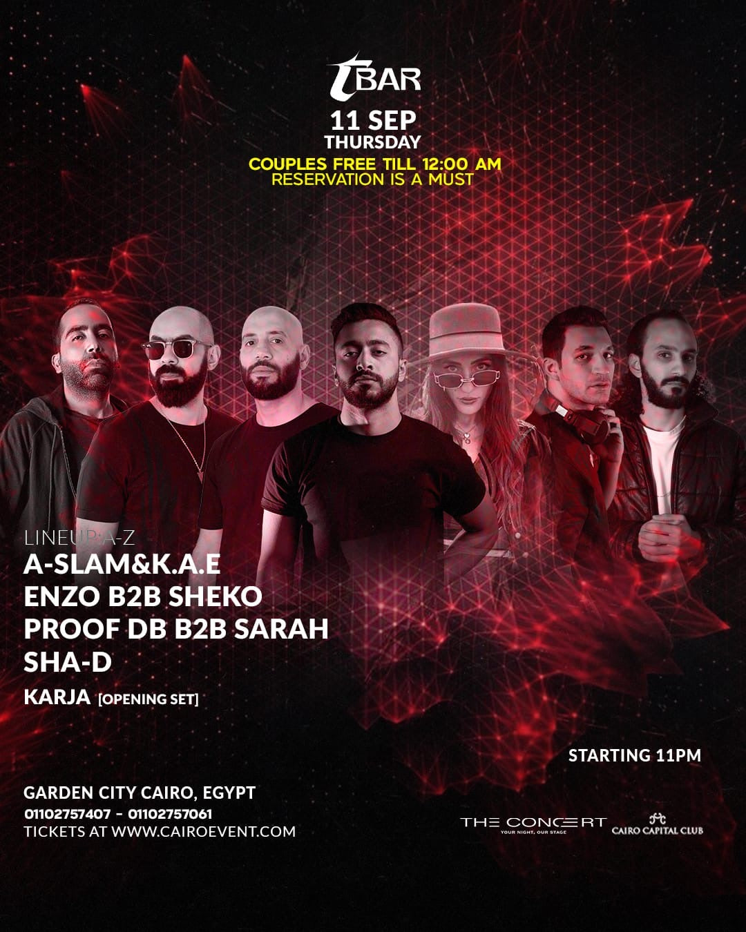 THURSDAY PARTY 11 SEP
