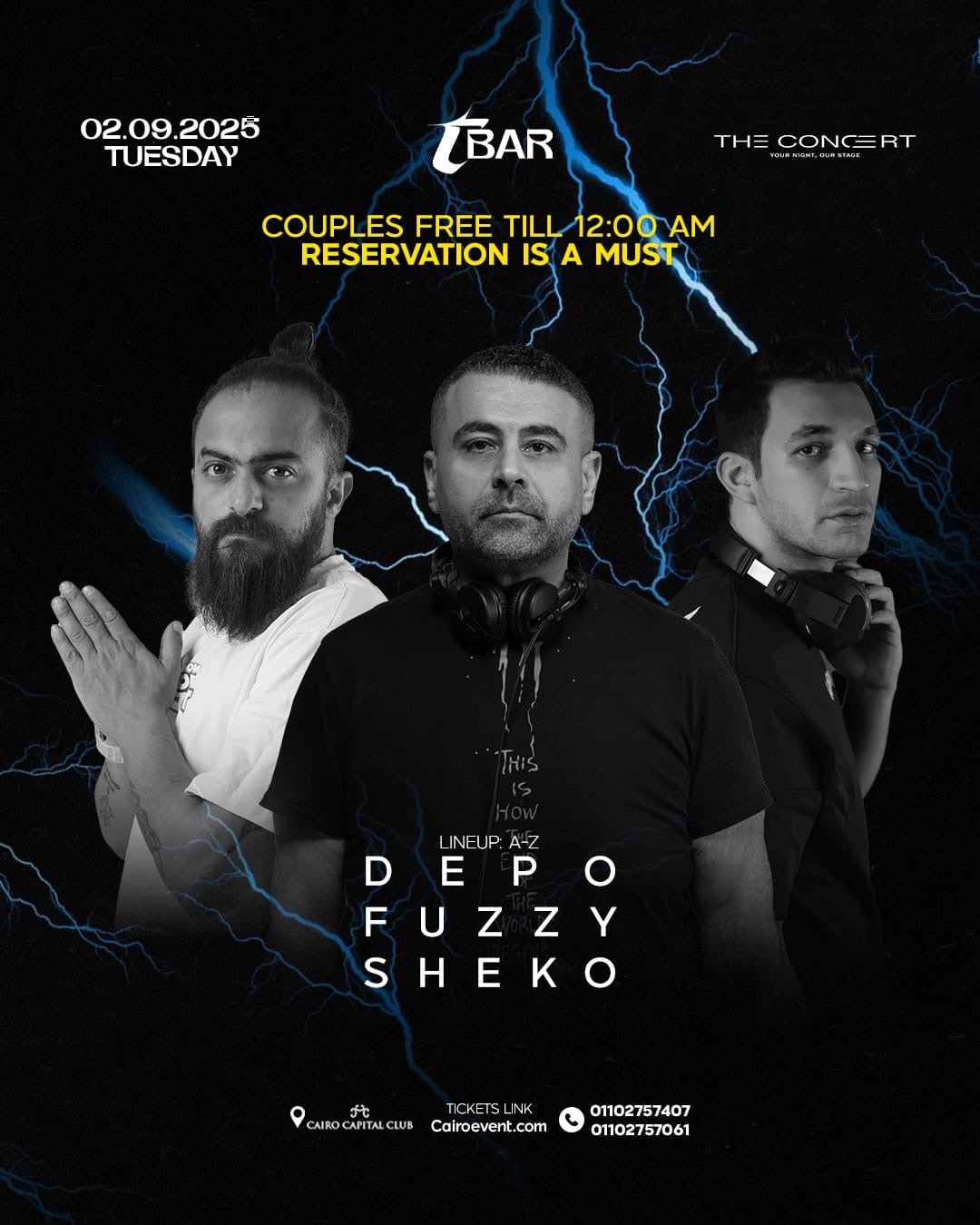 TUESDAY PARTY 2 SEP
