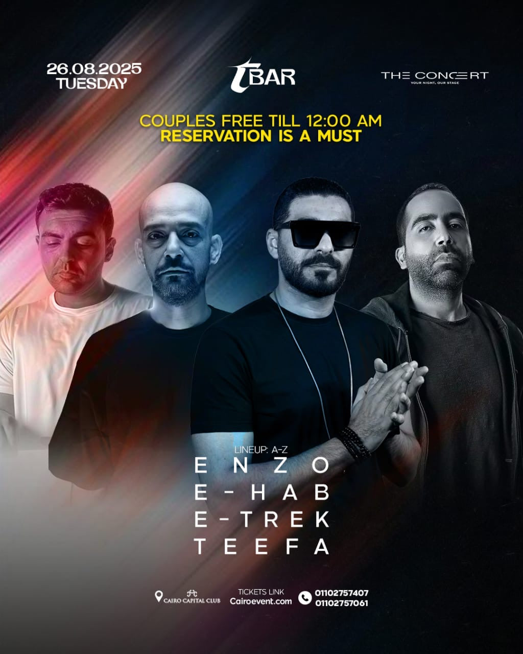 TUESDAY PARTY 26 AUG